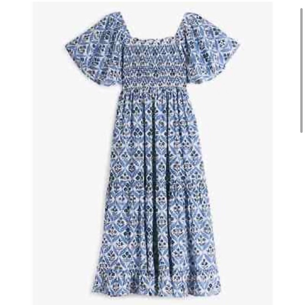 Pink City Prints Block Print Midi Dress